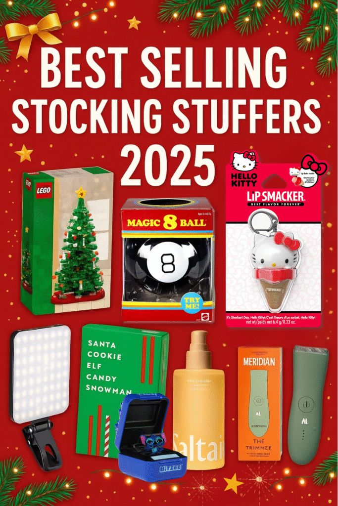 Discover the best selling stocking stuffers for 2025 with this festive roundup of Amazon favorites. From fun toys and quirky gadgets to beauty minis, self-care picks, and small surprises everyone loves, this list makes holiday gifting easy. Perfect for kids, teens, adults, coworkers, and anyone who enjoys unwrapping something fun