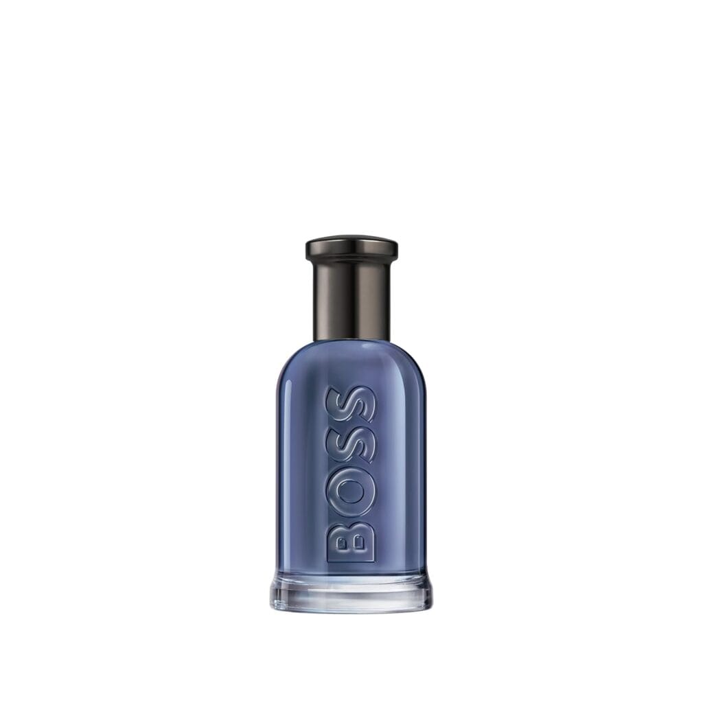 Hugo Boss Bottled Infinite is a fresh woody cologne with crisp apple, lavender, patchouli, and sandalwood.