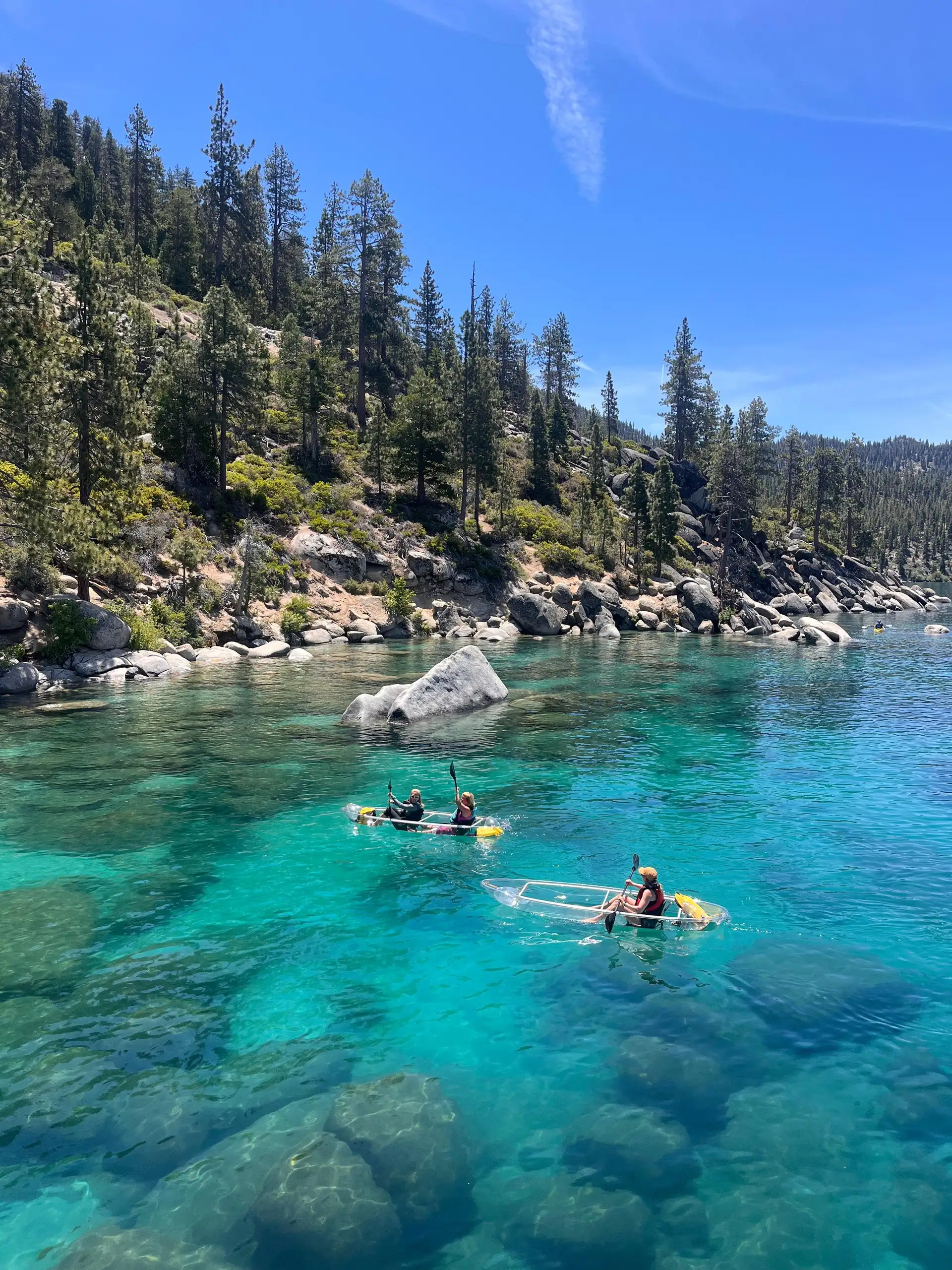 Lake Tahoe Clear Kayak Tour (Easy Day Trip from Nevada City)