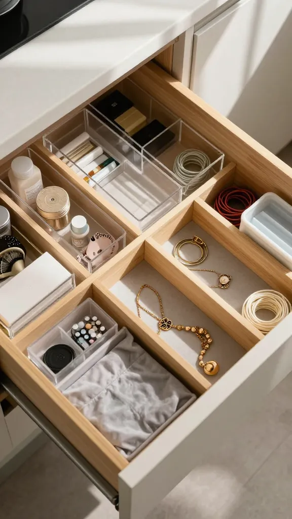 An entryway command center with hooks and a mail organizer for functional spring home organization ideas.