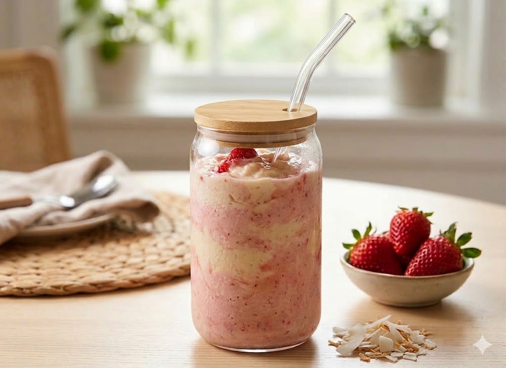 NETANY 1 Pack Glass Cups with Bamboo Lids and Straws 16 oz, Gifts for Women, Drinking glasses set, Iced Coffee, Tea Cup, Cute Aesthetics Tumbler Cup, Mothers Day, Birthday Gifts for Her Mom