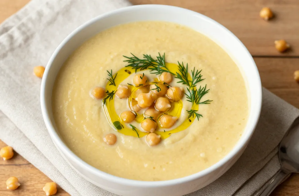 Lemony Greek Chickpea Soup (Revithia): a Creamy (but Cream-Less) Soup Naturally Vegan!