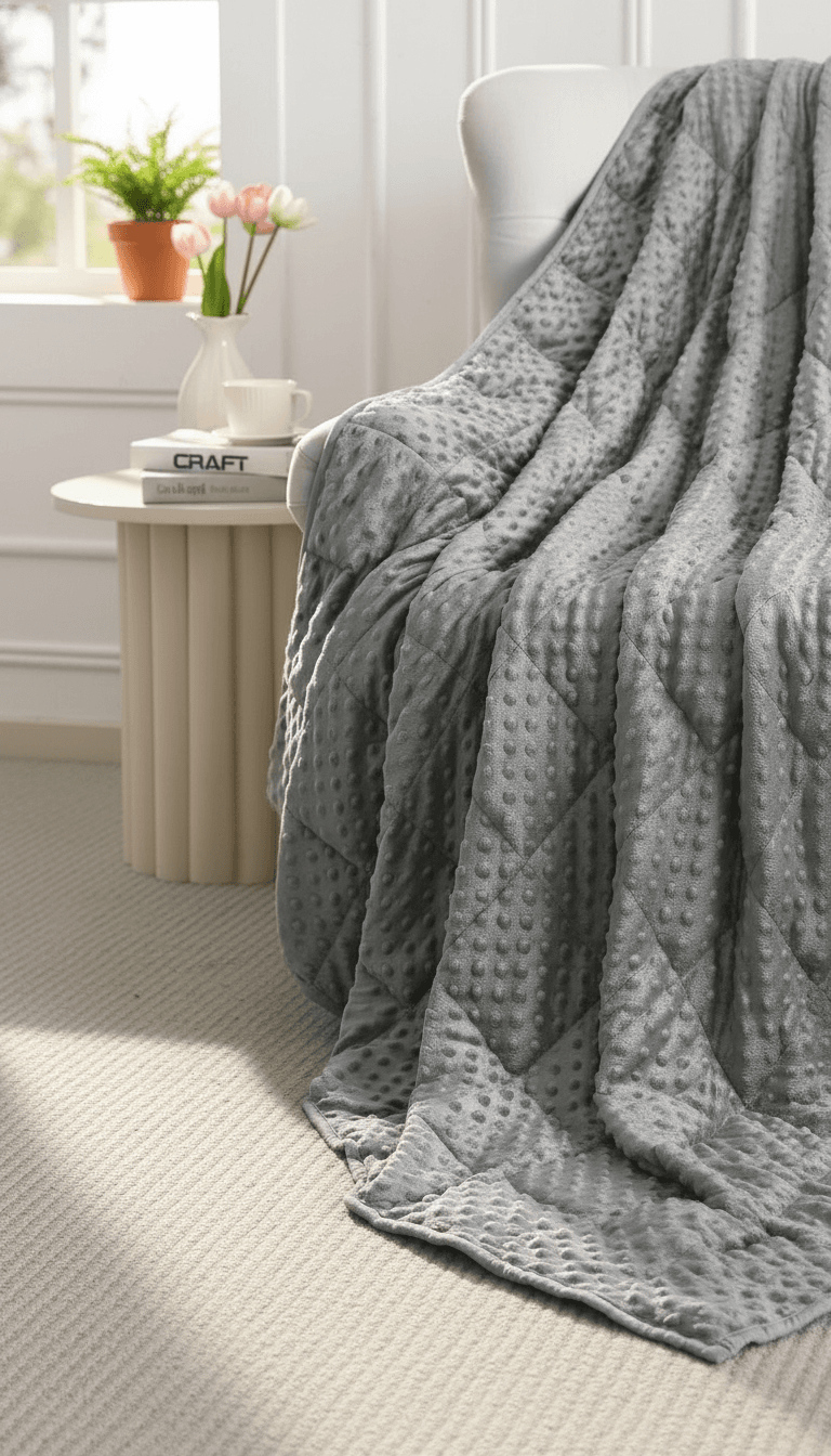 Mr. Sandman Soft Cooling Weighted Blanket (15 lbs)