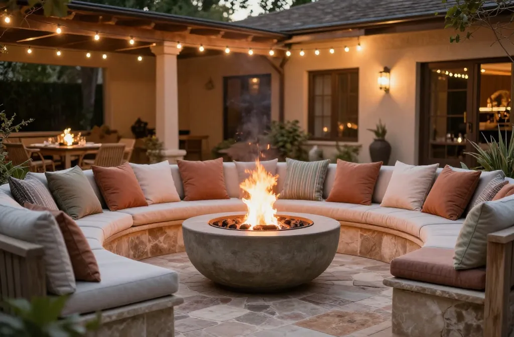10 Outdoor Fire Pit Area Ideas for Cozy Backyards, Patios, and Summer Nights Featuring Diy Outdoor Fire Pit Areas, Round Outdoor Fire Pit Areas, Outdoor Seating Areas with Fire Pits, Cheap Diy Fire Pit Ideas, Covered Outdoor Seating with Fire Pits, Boho Outdoor Fire Pit Areas, Rustic Outdoor Fire Pit Areas, Gravel Fire Pit Areas, Paver Fire Pit Areas, and String Light Fire Pit Setups. These Are Inviting, Relaxed Outdoor Fire Pit Ideas for Creating a Warm Backyard Gathering Space for Summer Evenings, Casual Entertaining, and Cozy Nights Outside.